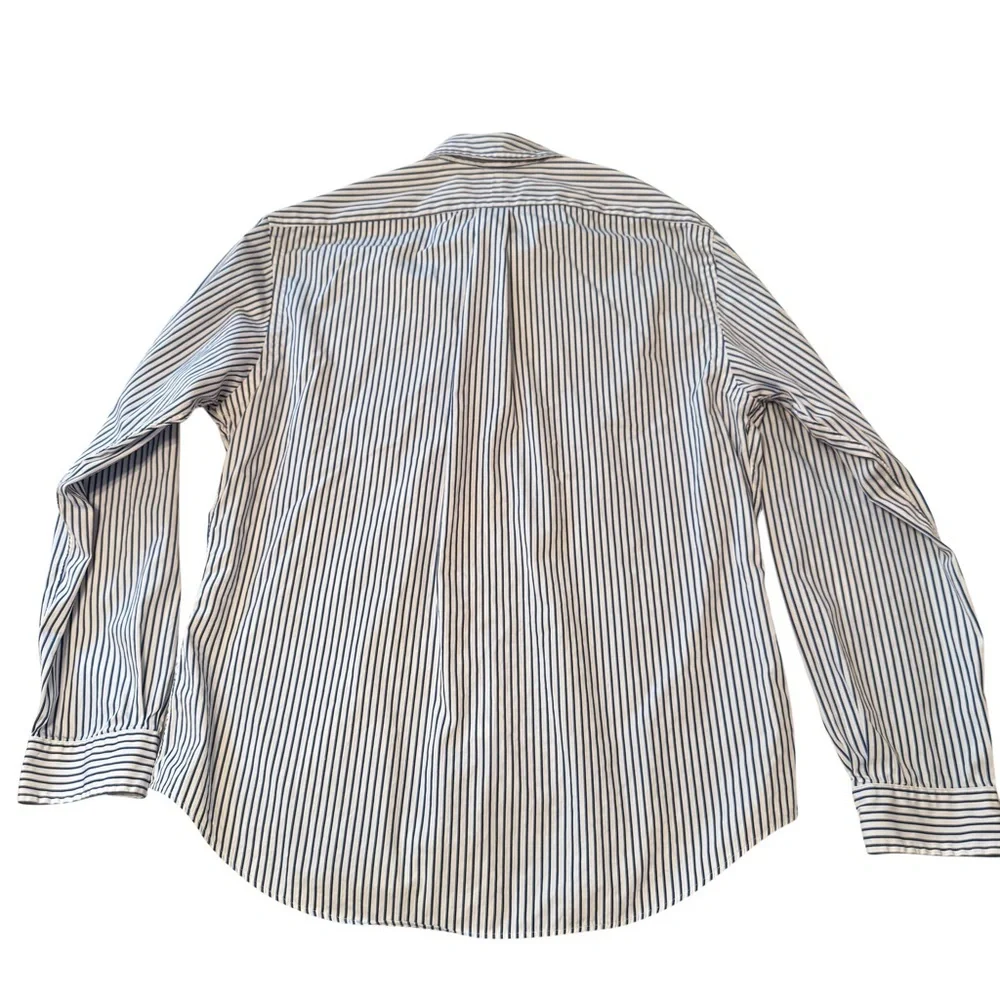 Ralph Lauren Blue White Stripe Slim Fit Men’s Shirt XL